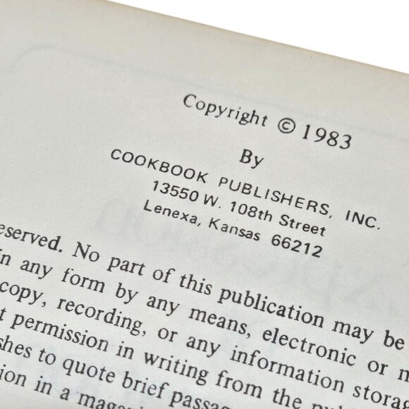 Marcy 84 Eagles Auxiliary Cookbook Favorite Recipes Vintage 1983 Recipe Book - Picture 4 of 13